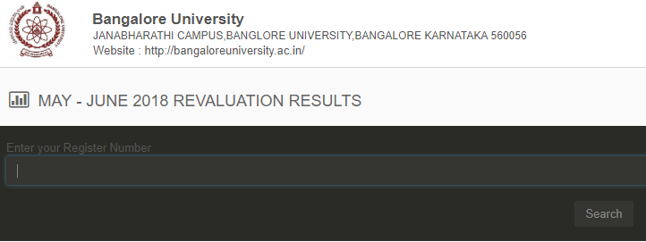 Bangalore University result 2018