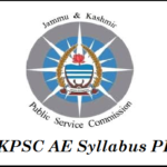 JKPSC AE Syllabus